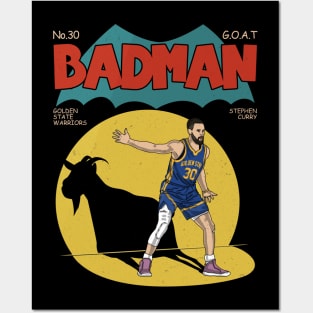Steph Curry Badman Posters and Art